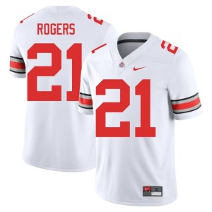 White College Football Game #21 Mens Anthony Rogers The Buckeyes Jersey 478590-412