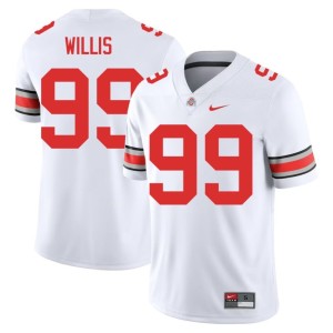 White Men's Bill Willis OSU Buckeyes Game #99 College Football Jersey 546648-831