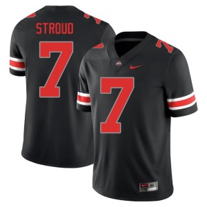 Blackout Men College Football Stitched Ohio State Buckeyes C.J. Stroud #7 Jersey 278180-770