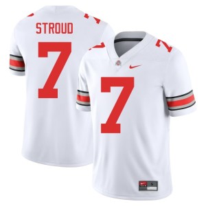 White Men's OSU Buckeyes #7 C.J. Stroud 2025-26 College Football Jerseys 240621-205