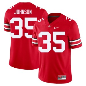 Scarlet #35 Collin Johnson Ohio State Men's College Football Game Jerseys 979392-753