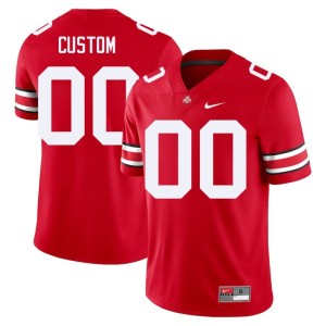 Scarlet 2025-26 #00 Ohio State Buckeyes College Football Men Custom Jersey 277014-363