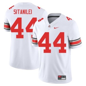 White Epi Sitanilei 2025-26 OSU Buckeyes College Football Men #44 Jersey 701756-525