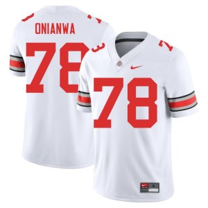 White High School #78 College Football Buckeye Nation Ethan Onianwa Mens Jerseys 231476-344