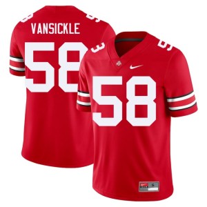 Scarlet College Football Gabe VanSickle Game Men's The Ohio State #58 Jersey 592886-503