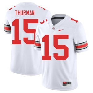 White Men's #15 High School Jelani Thurman Buckeye Nation College Football Jersey 371510-863