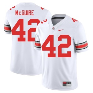 White College Football Men Joe McGuire #42 High School OSU Buckeyes Jersey 963941-999