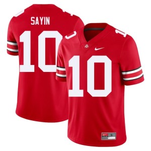 Scarlet OSU Julian Sayin #10 Limited College Football Men Jerseys 964791-207