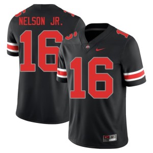Blackout College Football Keenan Nelson Jr. #16 Official Mens The Buckeyes Jerseys 139689-712
