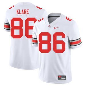 White Mens OSU Buckeyes #86 Replica College Football Max Klare Jerseys 208690-351
