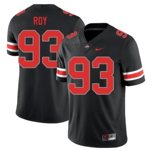 Blackout #93 College Football Official Maxwell Roy Go Bucks Men Jersey 430872-997