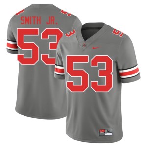 Grey Limited Will Smith Jr. Mens College Football The Ohio State #53 Jerseys 389079-538