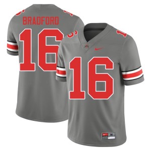 Grey Blaine Bradford College Football Ohio State #16 Men's Limited Jersey 133190-241