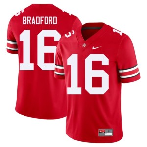 Scarlet OSU Buckeyes Blaine Bradford College Football 2025-26 Men's #16 Jersey 449287-541