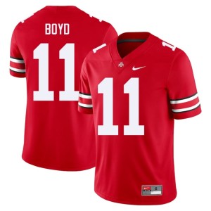 Scarlet Ohio State #11 College Football Brock Boyd Mens Game Jerseys 642644-302