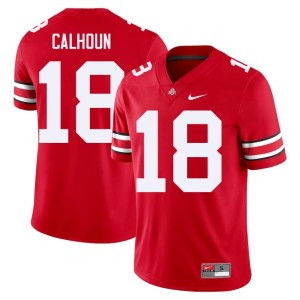Scarlet Men Limited #18 College Football Cam Calhoun The Fighting Buckeyes Jerseys 831091-849