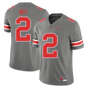 Grey The Buckeyes #2 Mens Legend Bey Replica College Football Jersey 793407-214