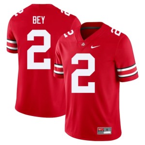 Scarlet Replica Mens Ohio State #2 Legend Bey College Football Jerseys 271318-688
