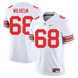 White #68 Mason Wilhelm The Buckeyes College Football Men 2025-26 Jersey 223648-961