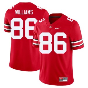 Scarlet #86 Buckeye Nation Embroidery College Football Men's Mason Williams Jerseys 244247-724