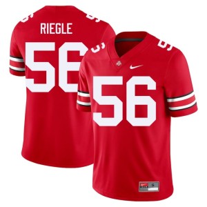 Scarlet Nate Riegle #56 College Football Buckeye Nation Mens University Jerseys 461296-858