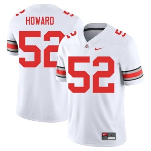 White Ohio State Buckeyes Men College Football Replica #52 Ty Howard Jersey 304134-927