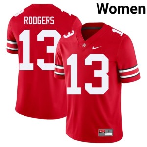 Scarlet Women College Football The Fighting Buckeyes Bryson Rodgers #13 Player Jersey 116729-290