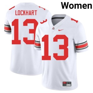 White College Football Womens University Go Bucks Miles Lockhart #13 Jerseys 787998-359