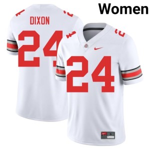 White College Football Buckeye Nation Official Womens Sam Dixon #24 Jerseys 884366-857