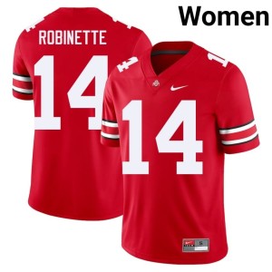 Scarlet #14 Ohio State Limited Women's College Football Trey Robinette Jerseys 372519-258