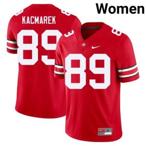 Scarlet Will Kacmarek #89 College Football University Ohio State Women Jerseys 663626-242