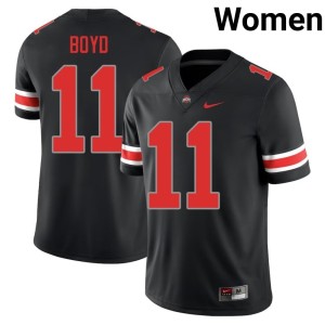 Blackout Women College Football Ohio State Stitched #11 Brock Boyd Jersey 293594-542