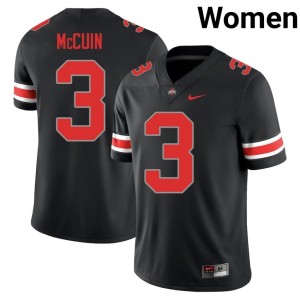 Blackout Devin McCuin Go Bucks Womens #3 College Football 2025 Jerseys 977414-607