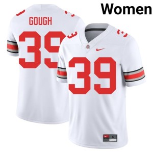 White Women's Glorien Gough #39 The Fighting Buckeyes Embroidery College Football Jersey 380663-272