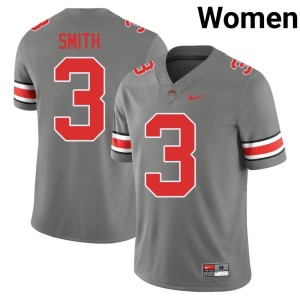 Grey Women's #3 Embroidery OSU James Smith College Football Jersey 618496-276