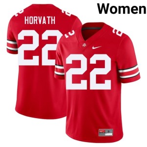 Scarlet Replica Ohio State Womens Les Horvath #22 College Football Jerseys 860643-804