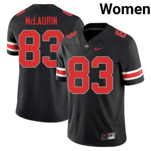 Blackout #83 Women's The Fighting Buckeyes 2025 Terry McLaurin College Football Jersey 433940-216