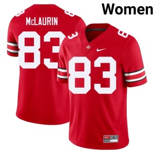 Scarlet Women's Terry McLaurin #83 Embroidery College Football The Buckeyes Jerseys 960769-428
