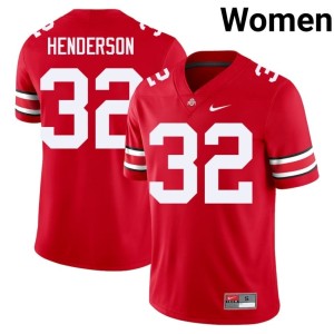 Scarlet Women TreVeyon Henderson The Ohio State College Football #32 High School Jersey 479950-766