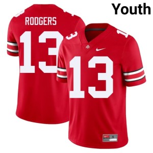 Scarlet Official Bryson Rodgers College Football OSU Youth #13 Jerseys 359180-328
