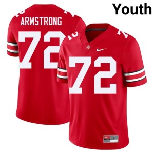 Scarlet College Football 2025-26 Buckeye Nation #72 Youth Deontae Armstrong Jersey 819683-829