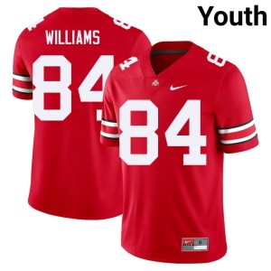 Scarlet Dorian Williams Go Bucks #84 Official College Football Youth Jersey 361343-343