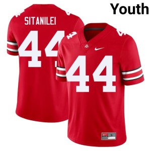 Scarlet Buckeye Nation Epi Sitanilei #44 College Football Youth Replica Jersey 492484-176
