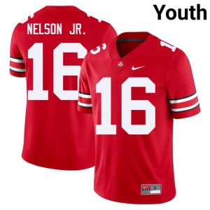 Scarlet Ohio State Keenan Nelson Jr. #16 NCAA Youth College Football Jersey 144074-863
