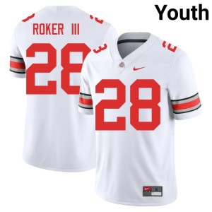 White College Football Alumni #28 Youth Ohio State Buckeyes Leroy Roker III Jersey 232696-246