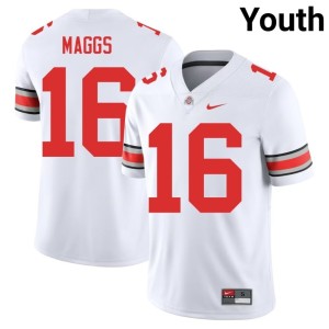 White College Football Youth #16 Player OSU Mason Maggs Jerseys 518109-747