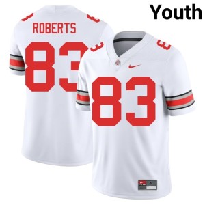 White Nate Roberts #83 Player Youth College Football Ohio State Jersey 605724-174