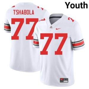 White Tegra Tshabola #77 Alumni College Football Youth OSU Jersey 276244-201