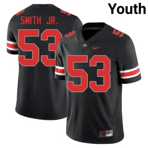 Blackout College Football #53 Will Smith Jr. Alumni Youth Buckeye Nation Jersey 346398-934