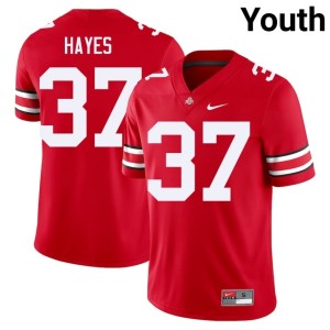 Scarlet College Football NCAA Youth Zach Hayes Ohio State Buckeyes #37 Jerseys 757862-627